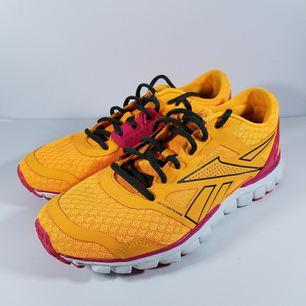 Reebok 3D Fuse Frame Orange Running Shoes